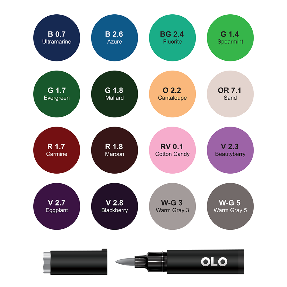 16 Colors Bush OLO Set 2