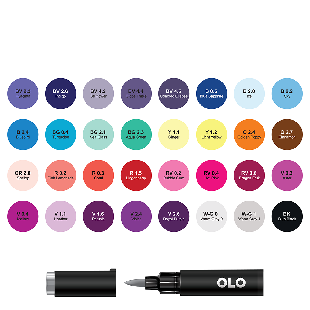 32 colors OLO brush set 1