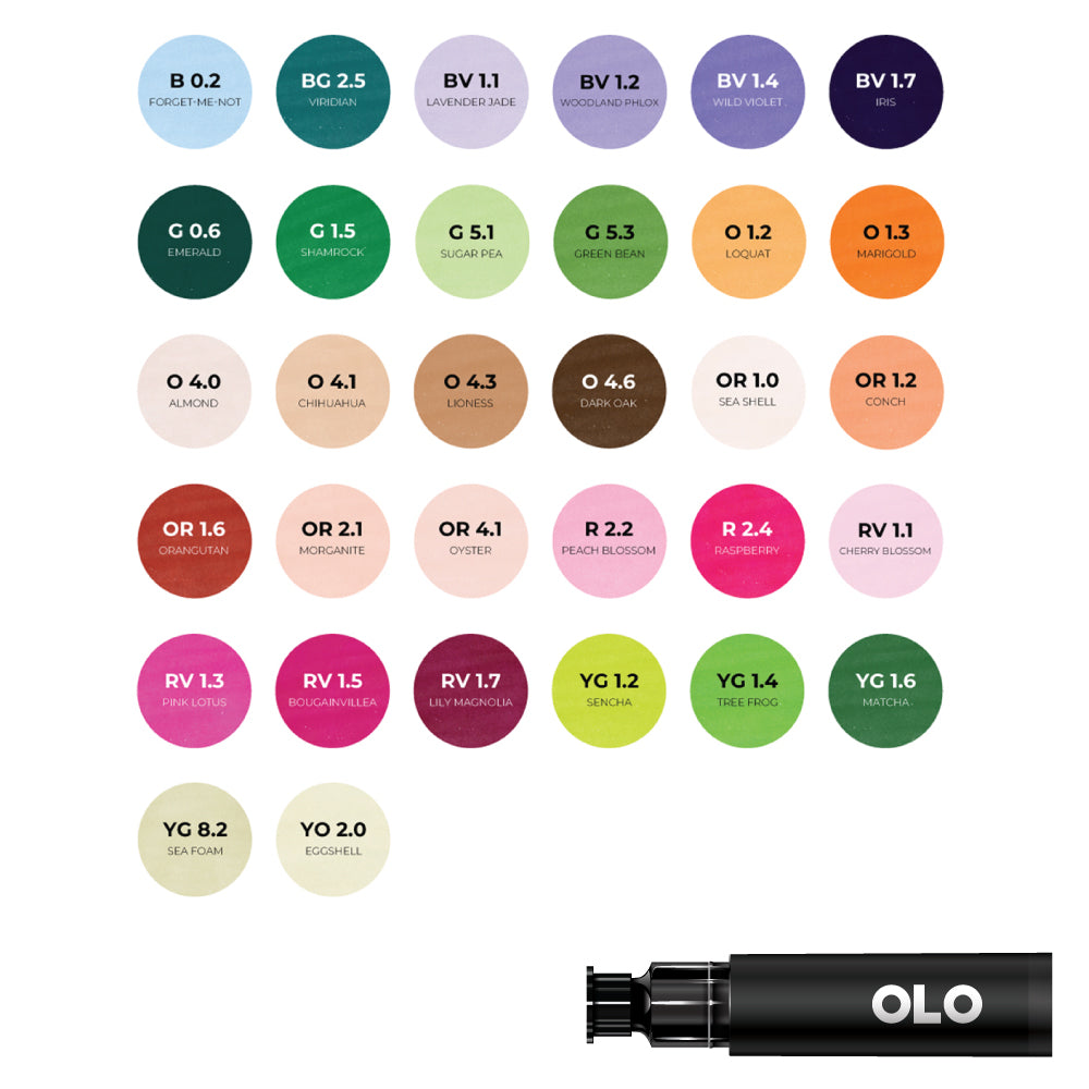 32 New Color Collection - Brush Replacement Ink